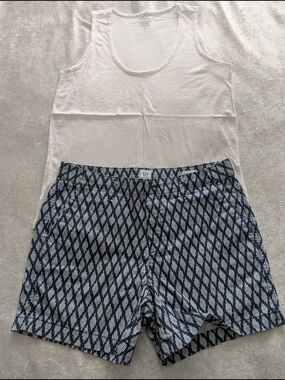 GAP Shorts and J.Crew Tank Top
